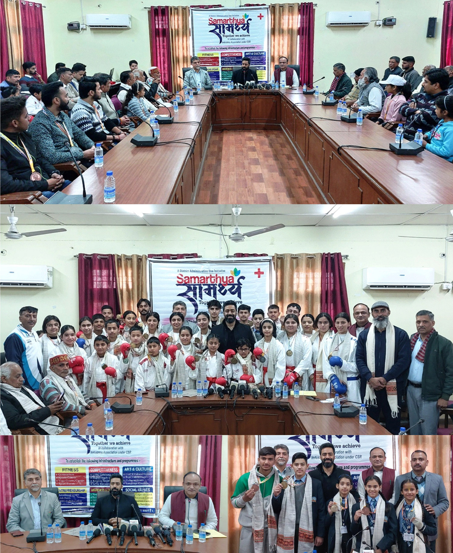 Deputy Commissioner felicitated medal winners of National Pythian Games